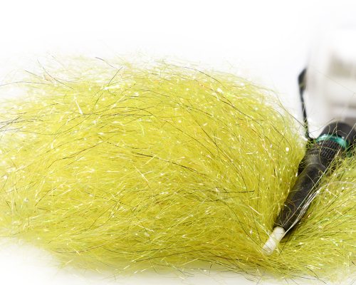 Baitfish ULTRA Sparkle Dubbing, Yellow UVR / 15
